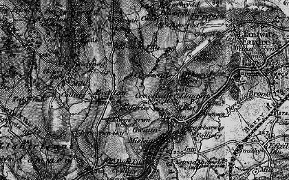 Old map of Tynant in 1897