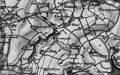 Old map of Trewindsor in 1898