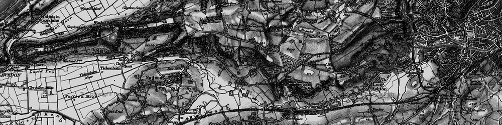 Old map of Tyntesfield in 1898
