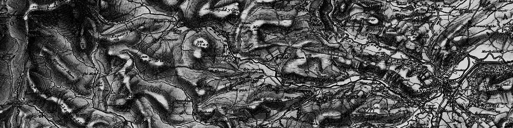 Old map of Tynyrwtra in 1899