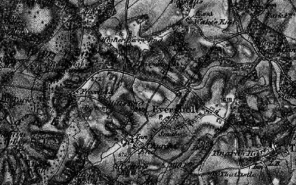 Old map of Tyrells End in 1896