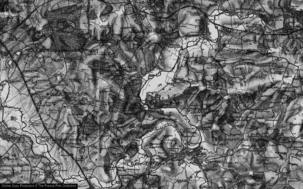 Old Map of Tyringham, 1896 in 1896
