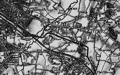 Old map of Tyseley in 1899