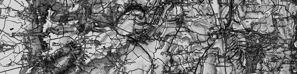 Old map of Baden Hill in 1897