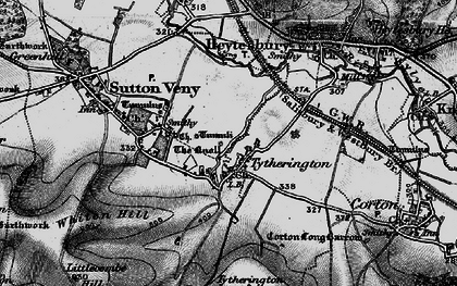 Old map of Tytherington in 1898