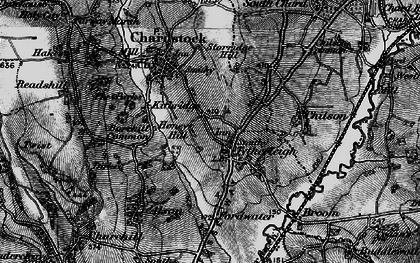 Old map of Tytherleigh in 1898