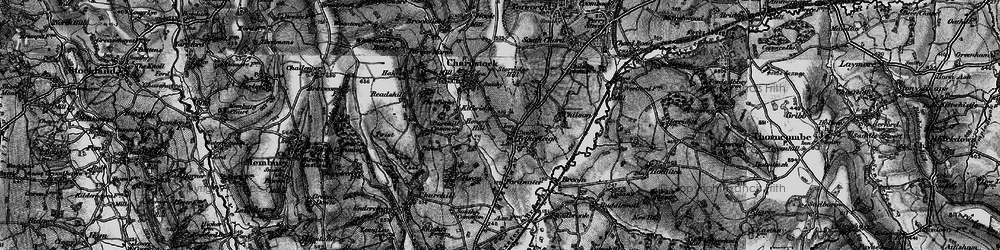 Old map of Tytherleigh in 1898