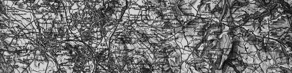 Old map of Ubberley in 1897