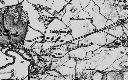 Old map of Bell Brook in 1899