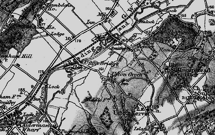 Old map of Ufton Green in 1895