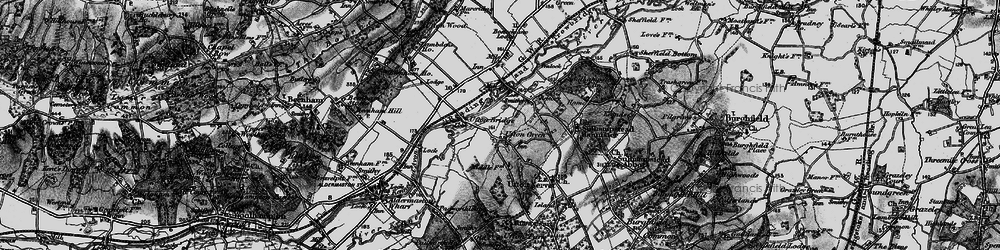 Old map of Ufton Green in 1895