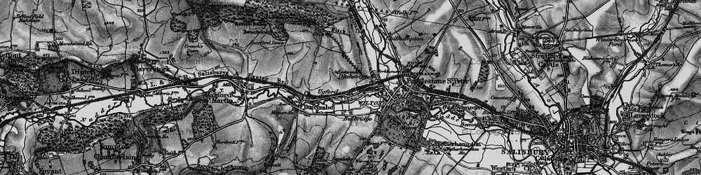 Old map of Ugford in 1895