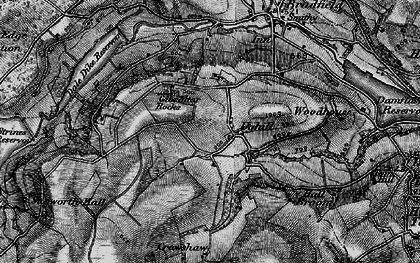 Old map of Ughill in 1896