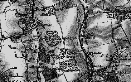 Old map of Ugley Green in 1895