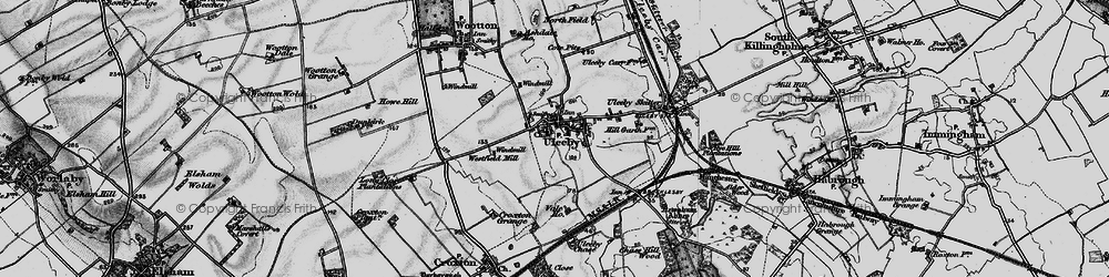 Old map of Ulceby in 1895