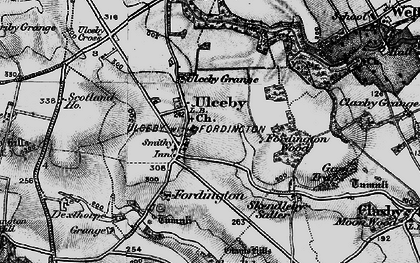 Old map of Ulceby in 1899