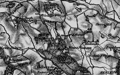 Old map of Ullenhall in 1898