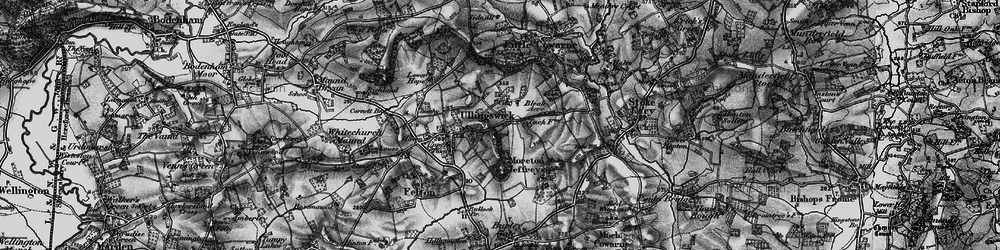 Old map of Ullingswick in 1898