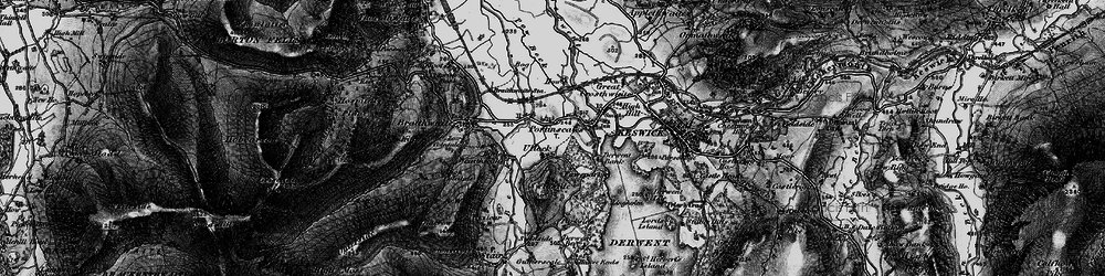 Old map of Ullock in 1897
