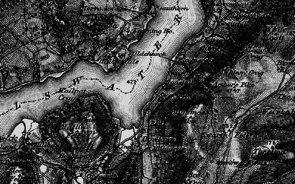 Old map of Ullswater in 1897