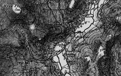 Old map of Yew Pike in 1897