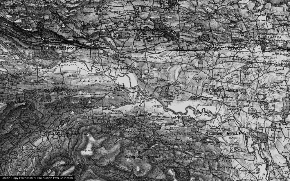 Old Map of Ulshaw, 1897 in 1897