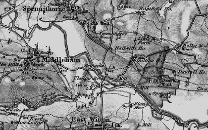Old map of Ulshaw in 1897