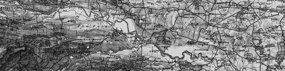 Old map of Ulshaw in 1897