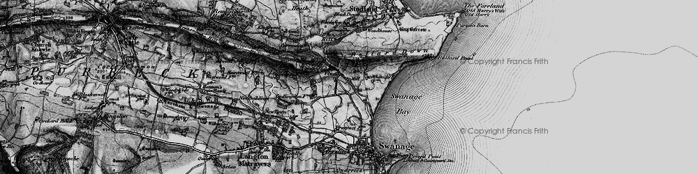 Old map of Ulwell in 1897