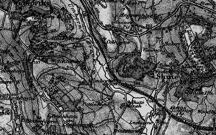 Old map of Umborne in 1898