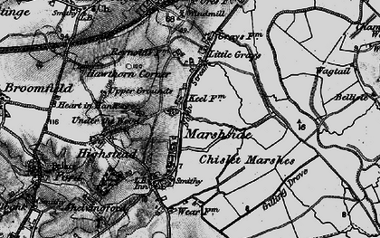 Old map of Under the Wood in 1894