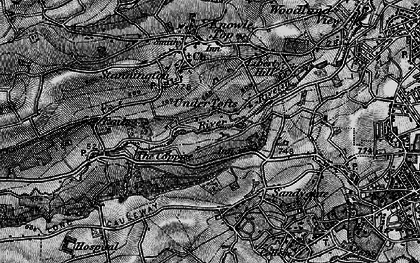 Old map of Under Tofts in 1896