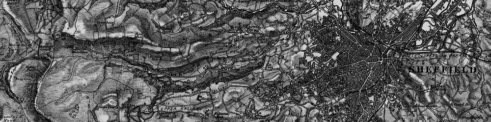 Old map of Under Tofts in 1896