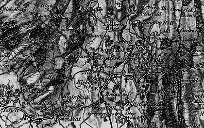 Old map of Underbarrow in 1897