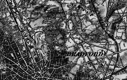 Old map of Undercliffe in 1898