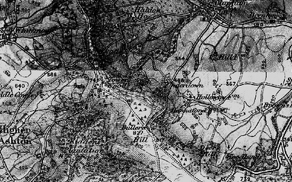 Old map of Buller's Hill in 1898