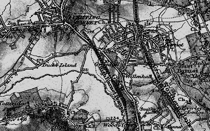 Old map of Underhill in 1896
