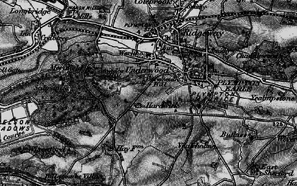 Old map of Underwood in 1898
