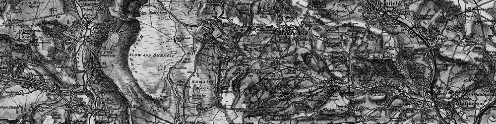 Old map of Unthank in 1896