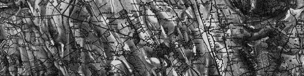 Old map of Whitrigg in 1897