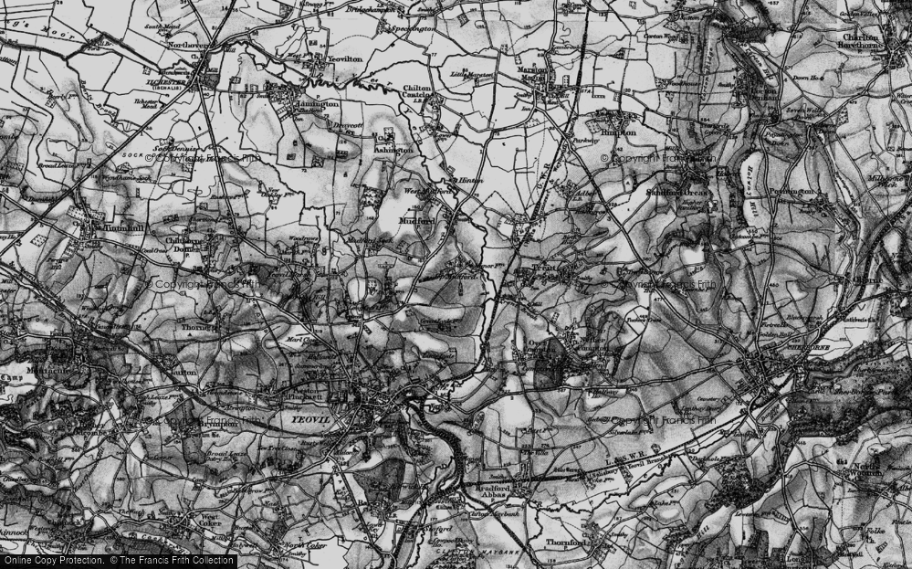 Old Map of Up Mudford, 1898 in 1898