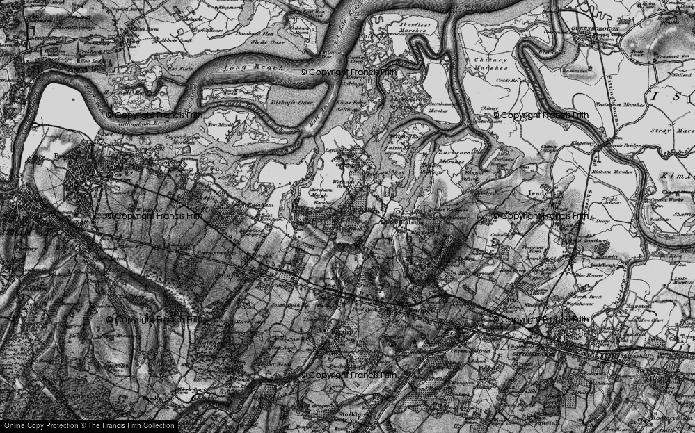 Old Map of Historic Map covering Boxted in 1895
