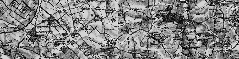 Old map of Upend in 1898