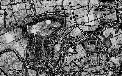 Old map of Tocketts Mill in 1898