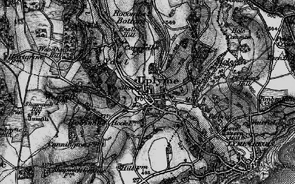 Old map of Uplyme in 1897