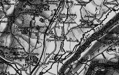 Old map of Upper Affcot in 1899