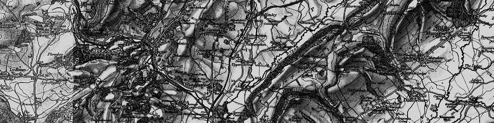 Old map of Upper Affcot in 1899