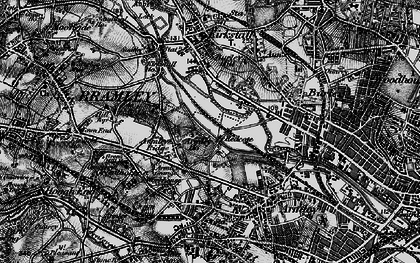 Old map of Upper Armley in 1898