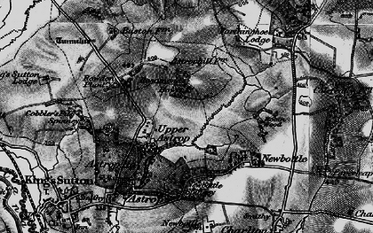 Old map of Upper Astrop in 1896