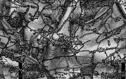 Old map of Upper Basildon in 1895